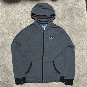 Vintage Adidias Zip Up Sweater